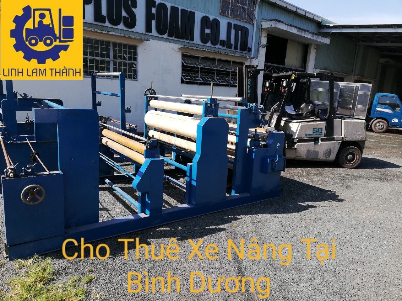 Lắp Đặt Di Rời Máy Móc Nghành Mút Xốp Lắp Đặt Di Rời Máy Móc Nghành Mút Xốp